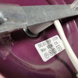 Wall lamp from Swedish Belid 1990s, in a beautiful aubergine purple colour.