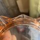 Rosaline ashtray Luminarc Art Deco