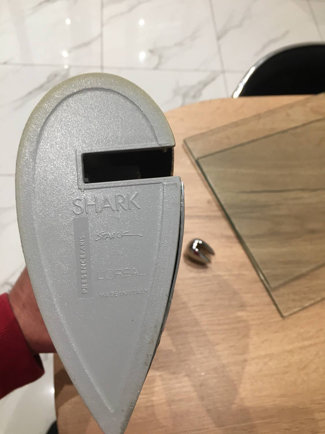 Shark by Starck chrome photo frame