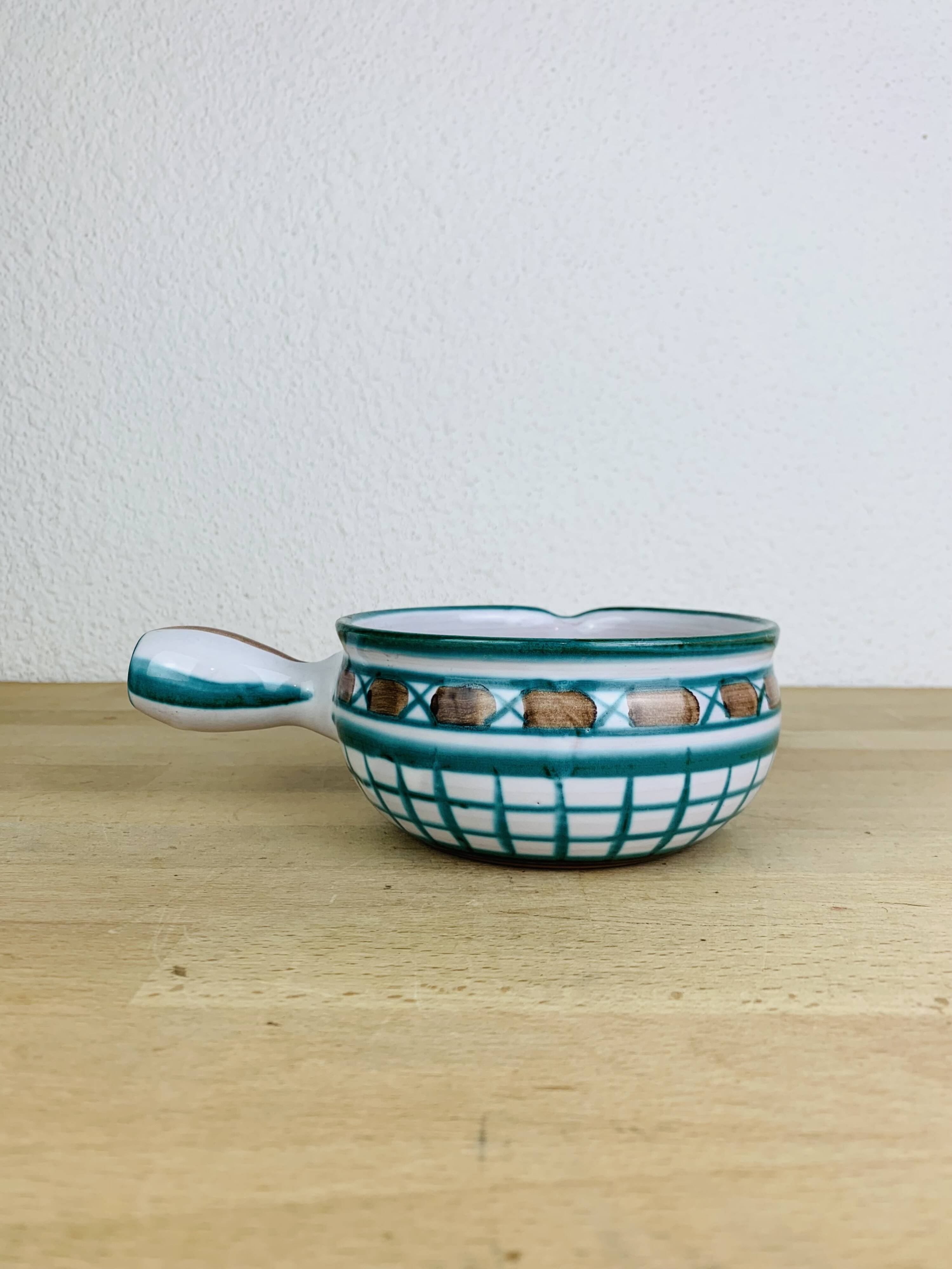 Robert Picault ceramic Vallauris pocket emptier, vintage pan
