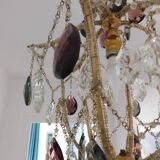Murano tassel chandelier