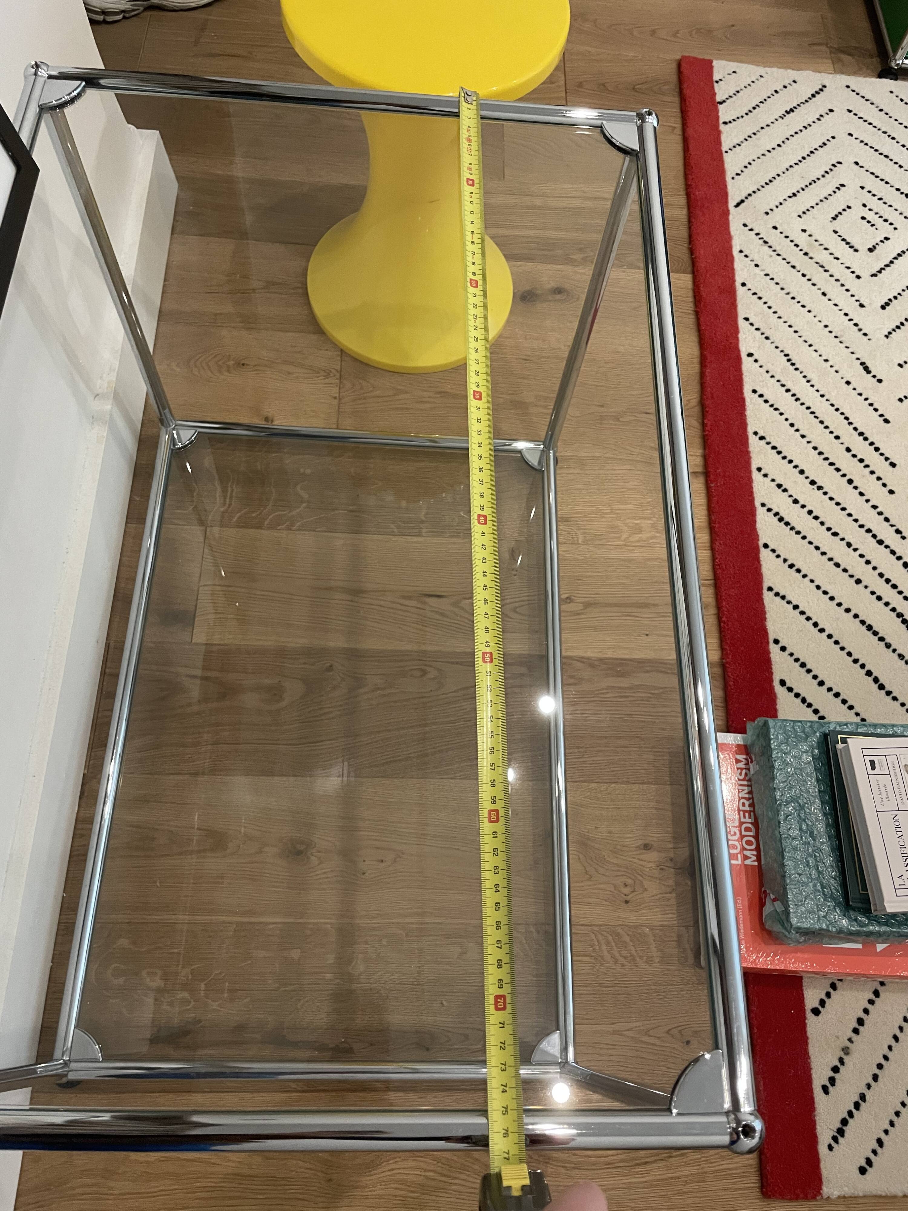USM Haller furniture (steel and glass)