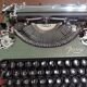 M.j. rooy portable typewriter - made in france 50s