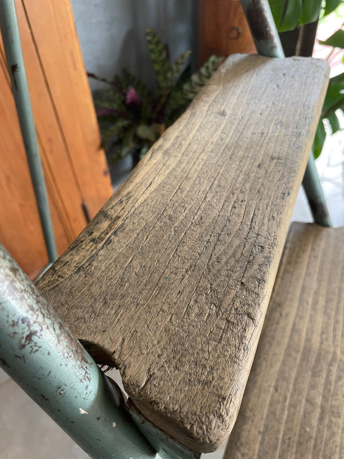 Ancient painter's stepladder