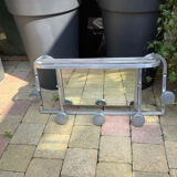 Coat rack aluminum 1970s