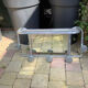 Coat rack aluminum 1970s