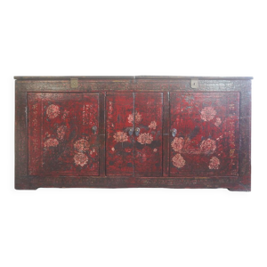 Enfilade chinoise en bois laqué