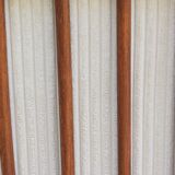 Original Scandinavian armchair, upholstered, beige corduroy, 1960s