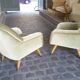 Danish chair club organic years soft 50 green glossy