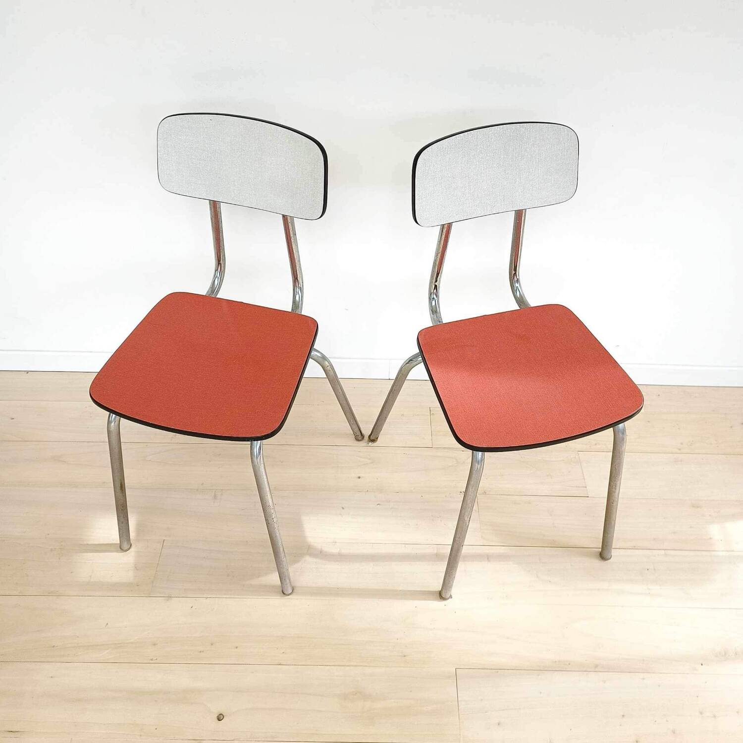 Pair of Formica chairs