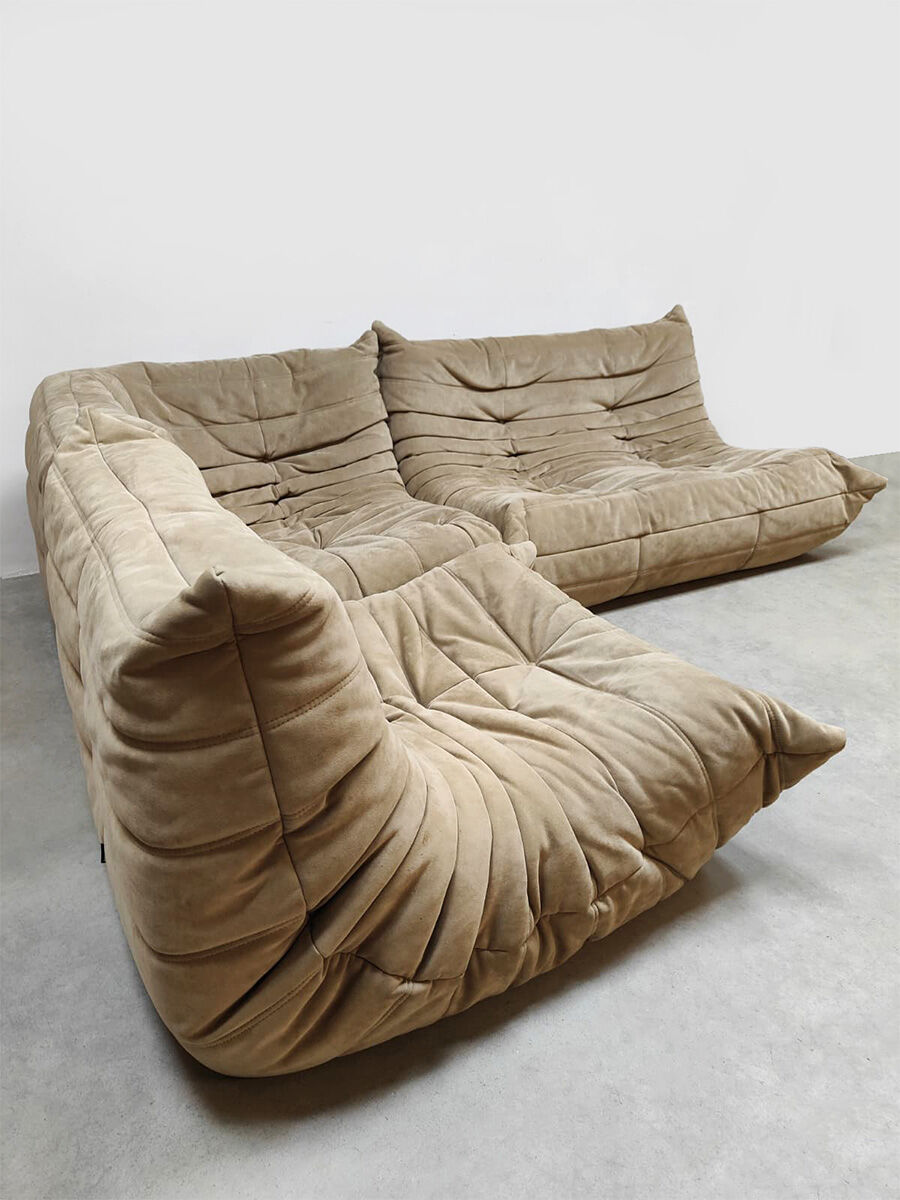 Canapé modulable Togo au design vintage, signé Michel Ducaroy Ligne Roset, 1970