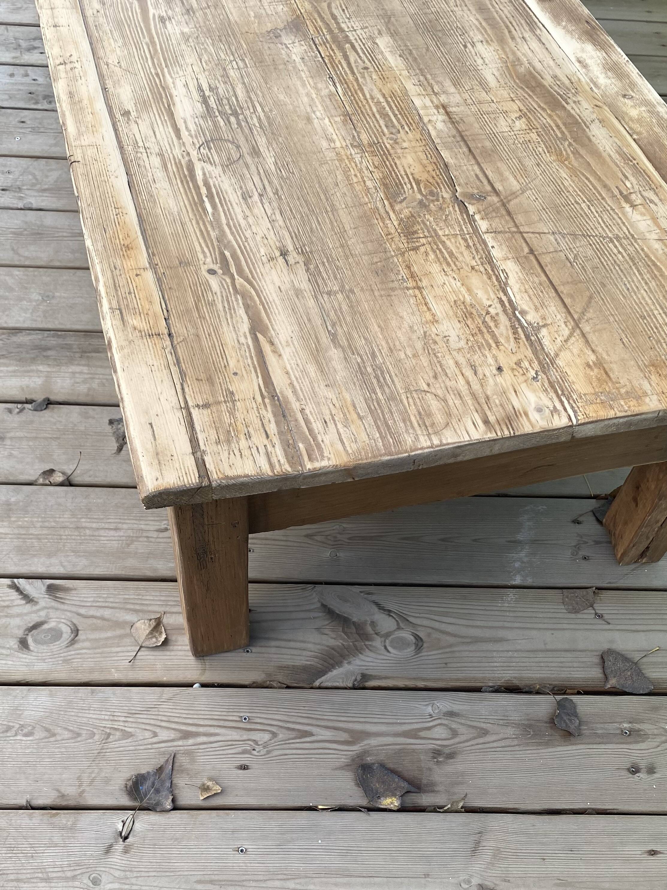 Wooden Farmhouse Coffee Table