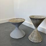 3 planters design Anton Bee assisted by Guhl edition Eternit 1958