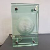 Italian Modern thick glass table lamp from 70s