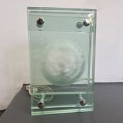 Italian Modern thick glass table lamp from 70s