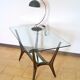 Coffee table mahogany Italy 1950 s