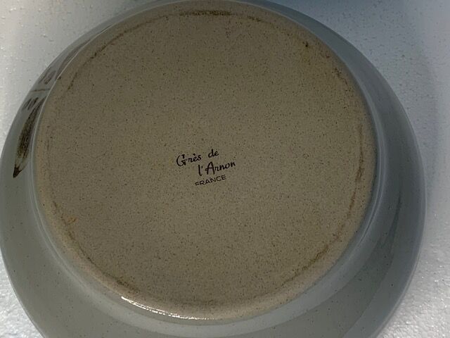 Gres de l arnon flat salad bowl 70