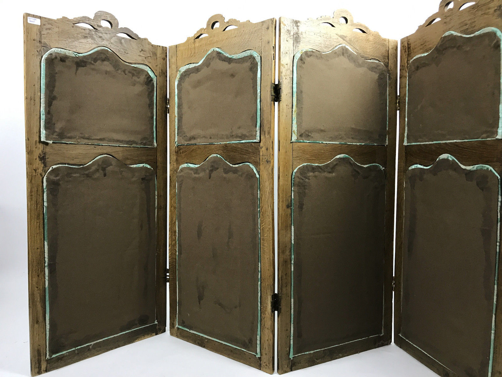 Screen 4 panels sculpe style Louis XVI era wooden 19th century