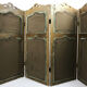 Screen 4 panels sculpe style Louis XVI era wooden 19th century