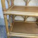 Vintage rattan shelf