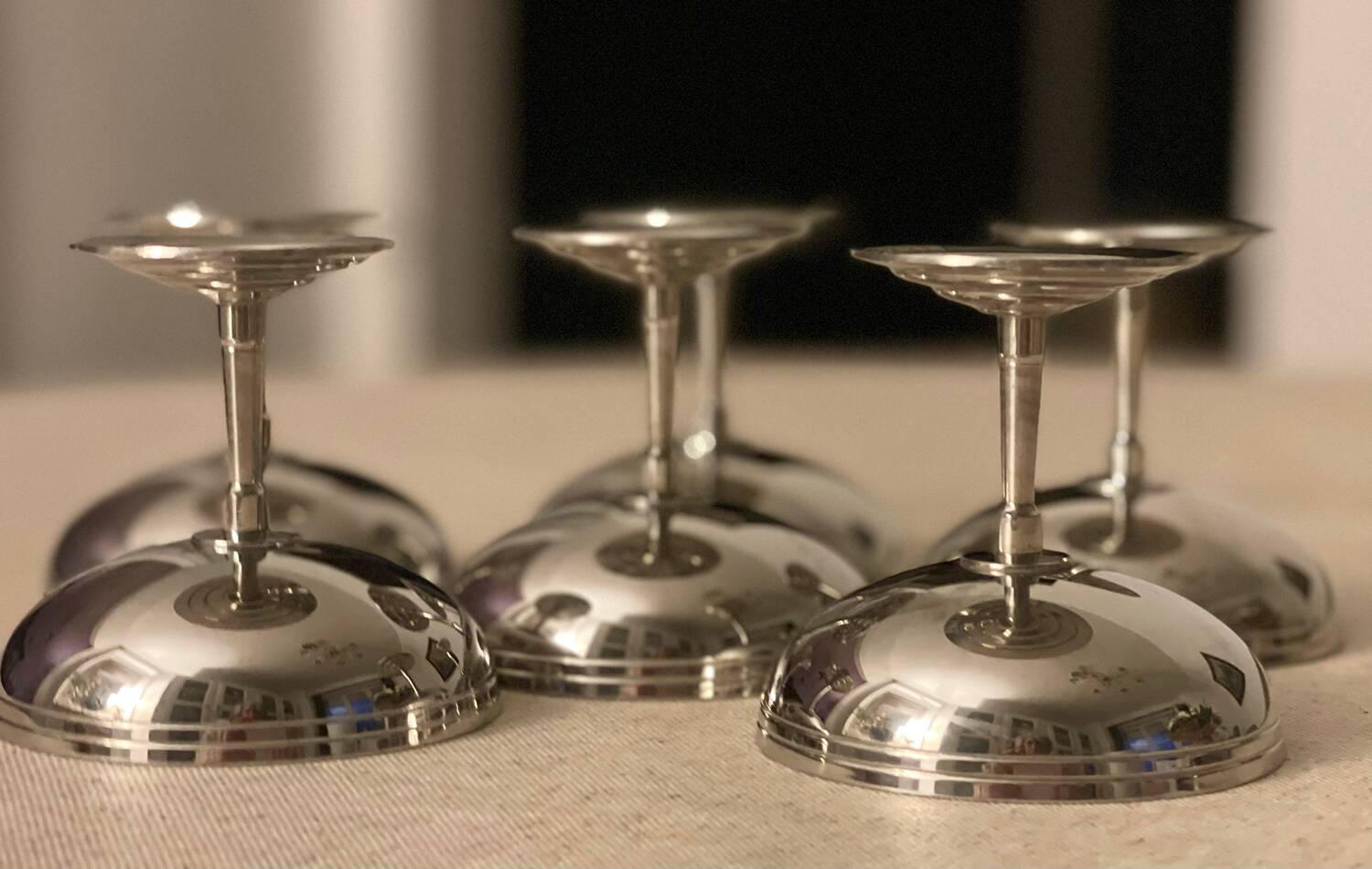 6 coupes en inox Letang Remy