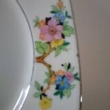 Vierzon porcelain footed plate – Edgar Gaucher, 1950s