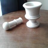 Marble mortar and pestle