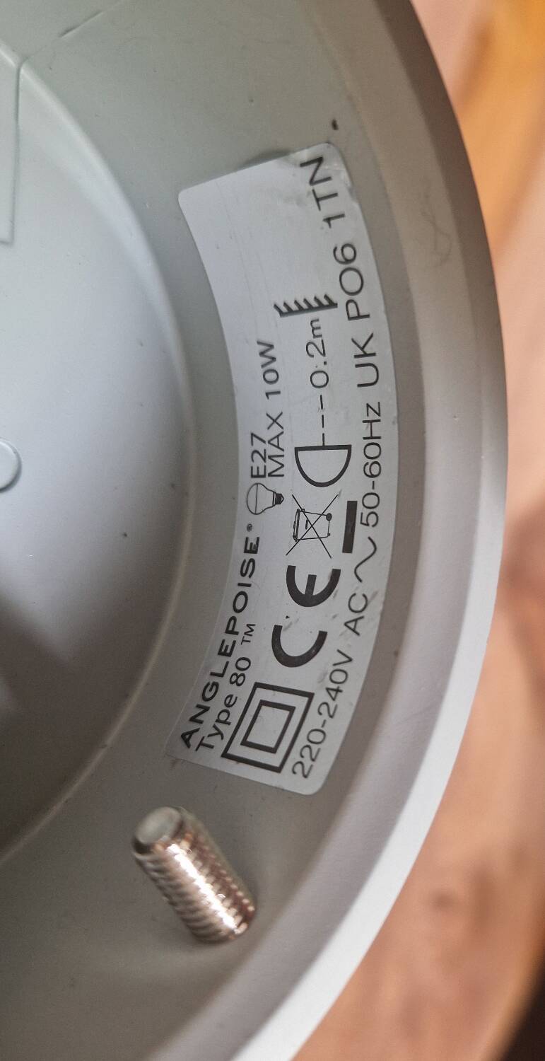 Wall lamp 80 W1 - Anglepoise - Design by Sir Kenneth Grange 2019