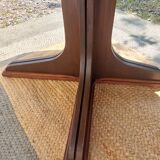 round table with central leg and extension, Baumann design