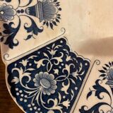 Rectangular dish, Manufacture de Gien, model Carré Bleu