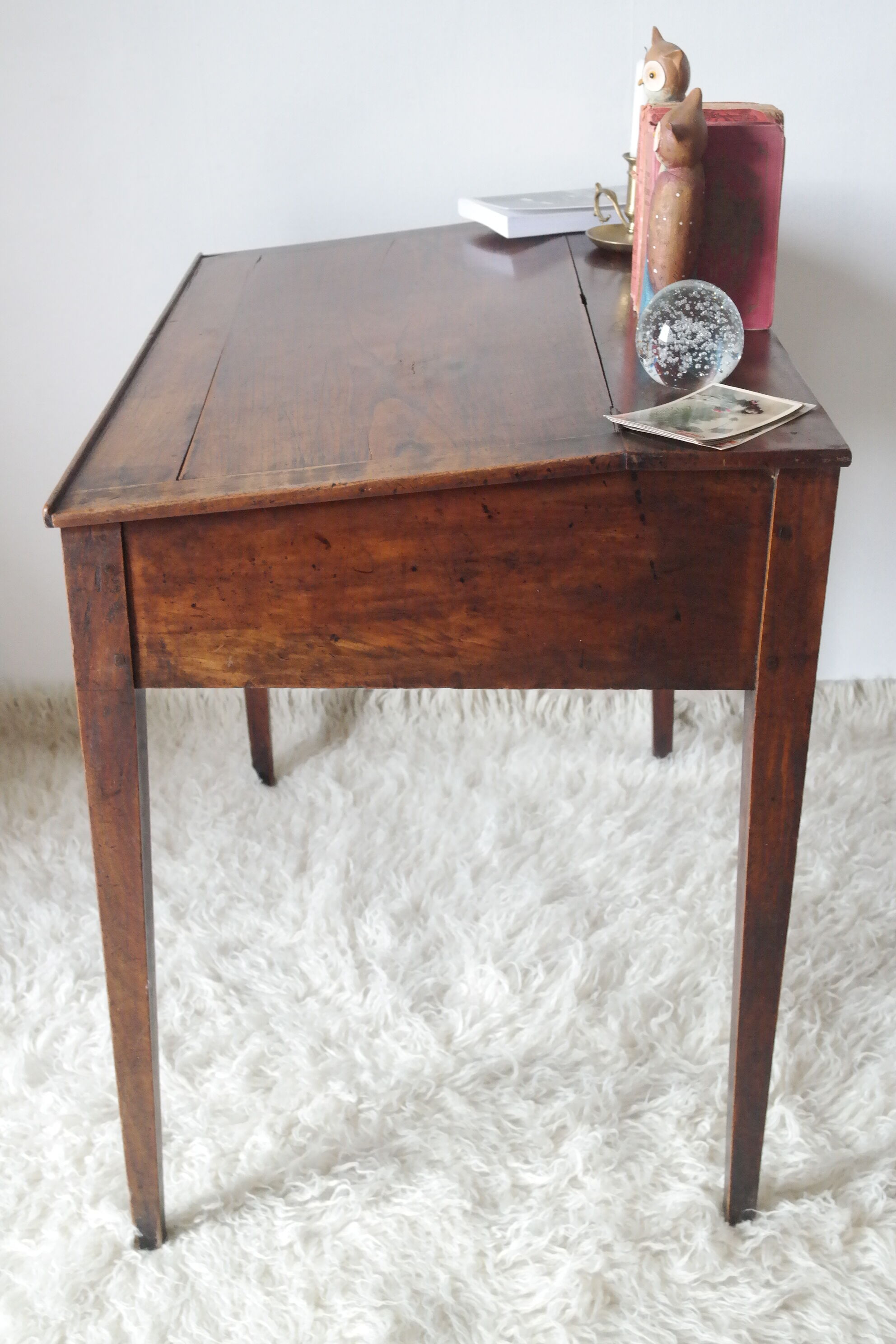 Old desk in walnut school master