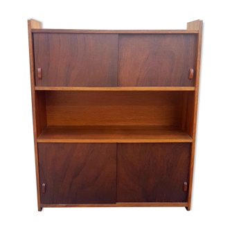 Library doors sliding vintage 50s