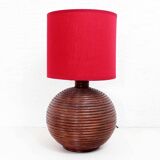 Rattan table lamp
