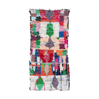 Tapis boucherouite 275 x 120 cm