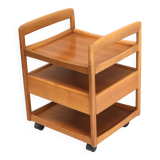 Vintage bar cart / serving trolley on wheels