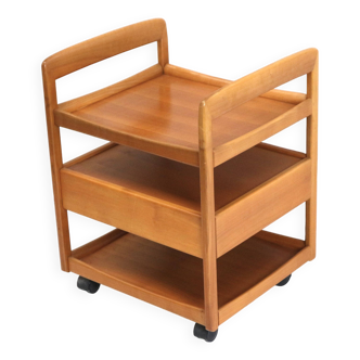 Vintage bar cart / serving trolley on wheels