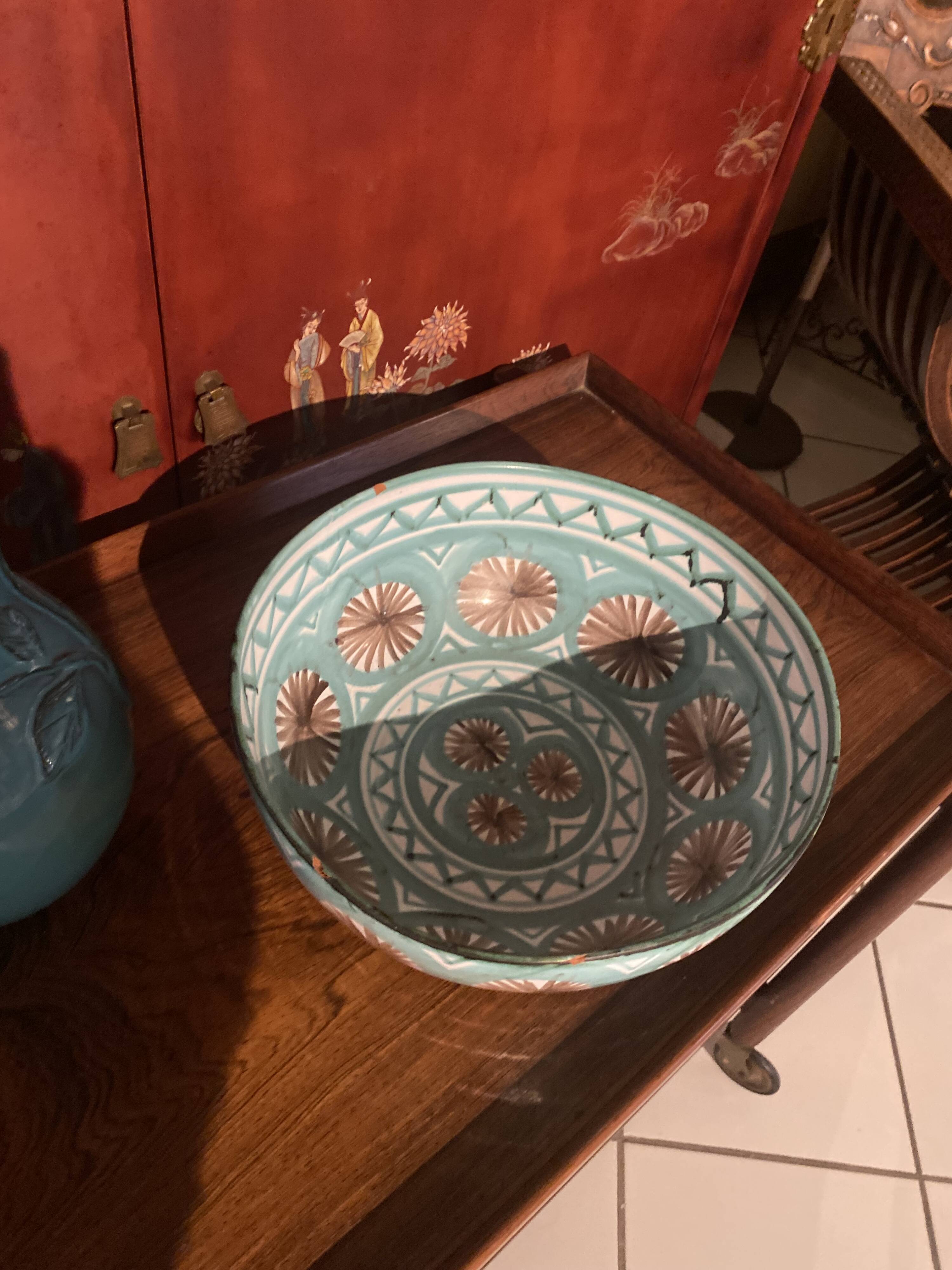 Large Robert Picault salad bowl