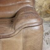 DeSede DS84 sofa in taupe buffalo leather