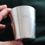 Antique silver-plated timbale – Maison Hénin & Cie