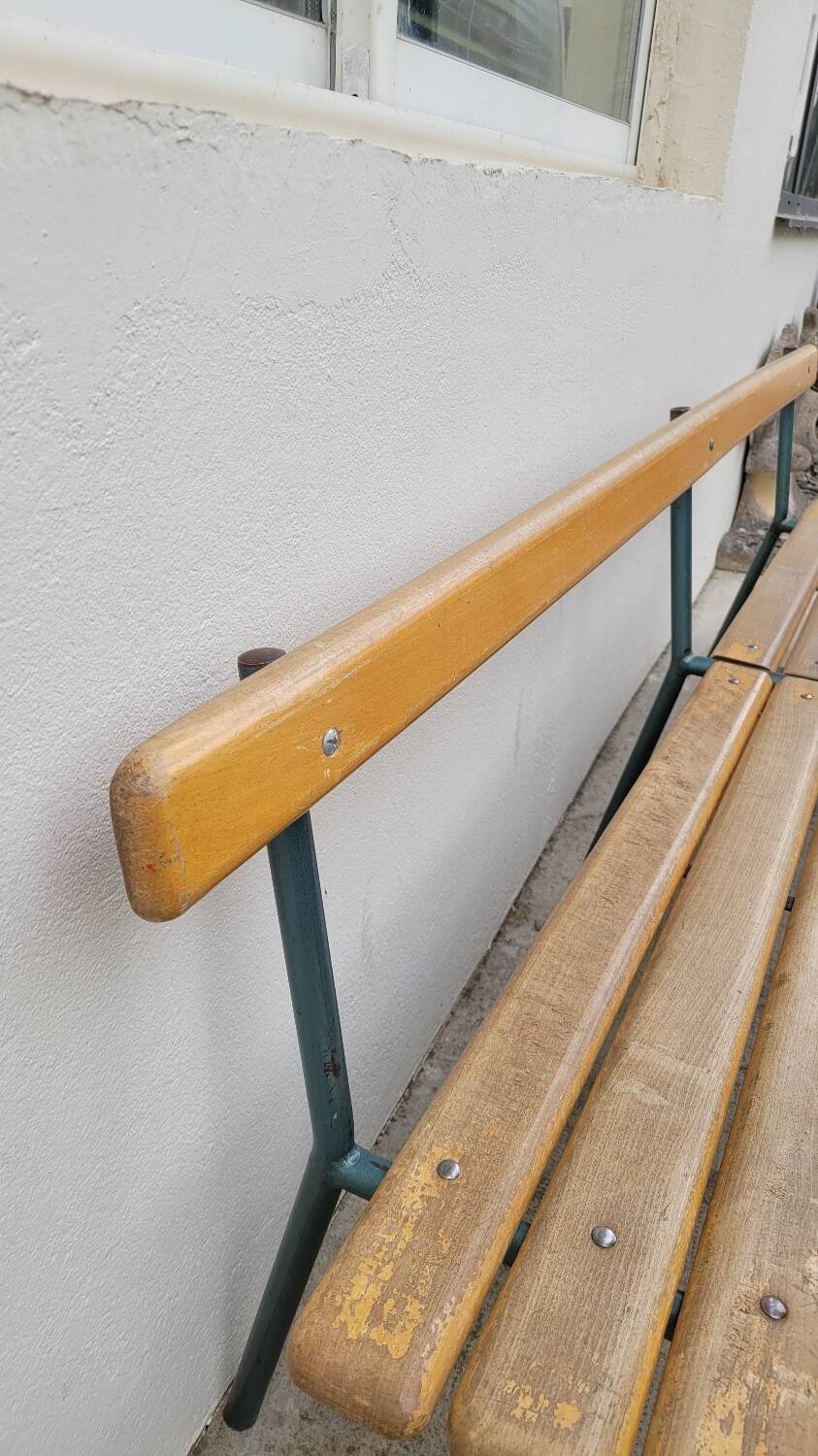 Pair of Mullca nursery school benches 1950s
