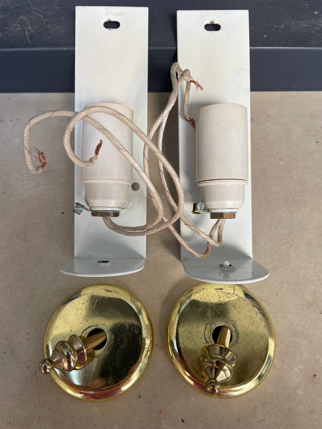 Pair of Hollywood Regency Style Sconces