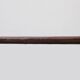 French Primitive Wooden Bench with Splayed Legs, 19th Century