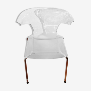 Chaise design transparente