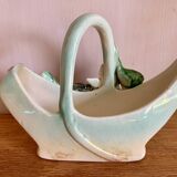 Old Lonchamp earthenware basket