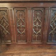 Neo-Gothic chest bench from the late 19th century
