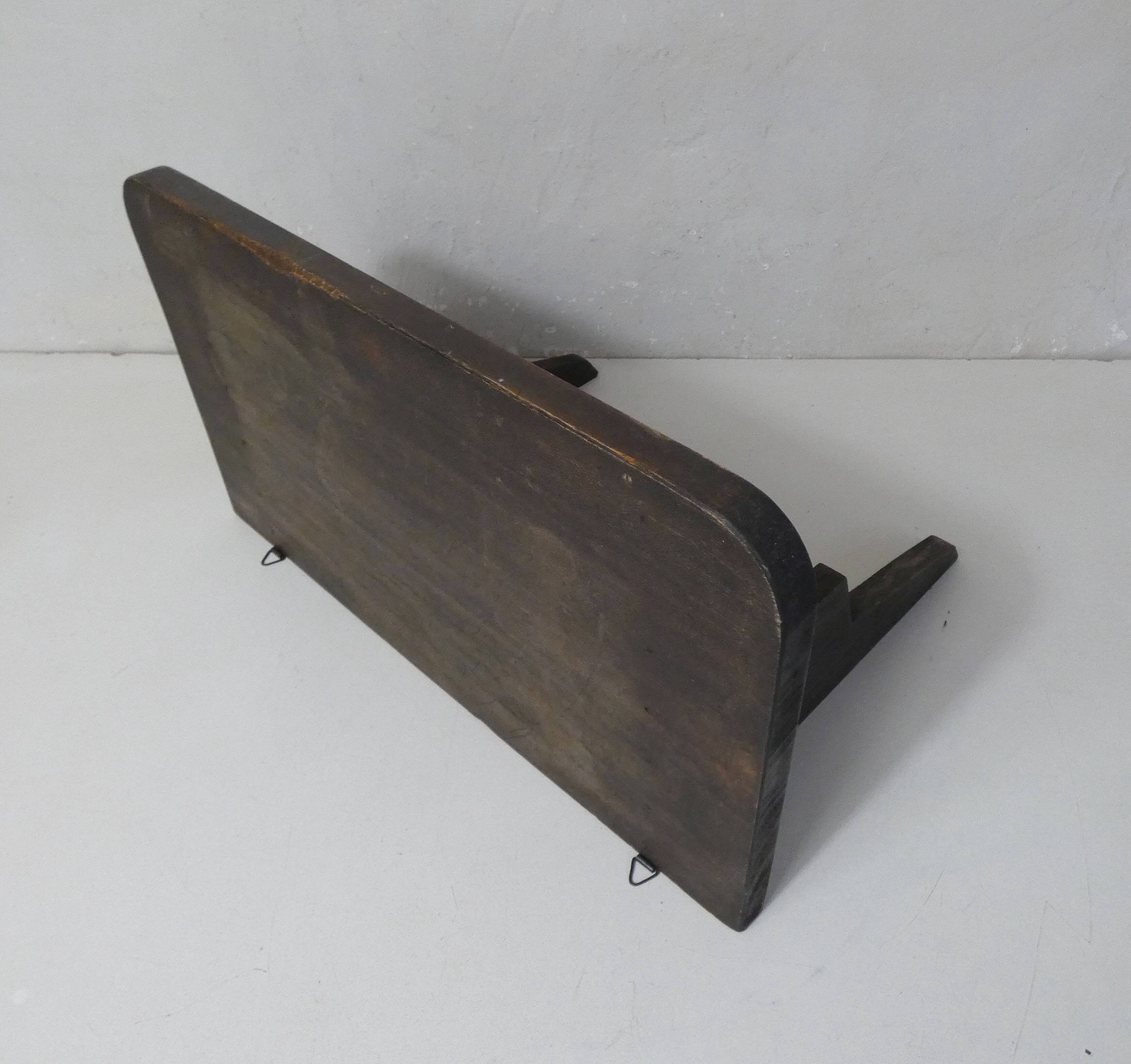 wooden shelf