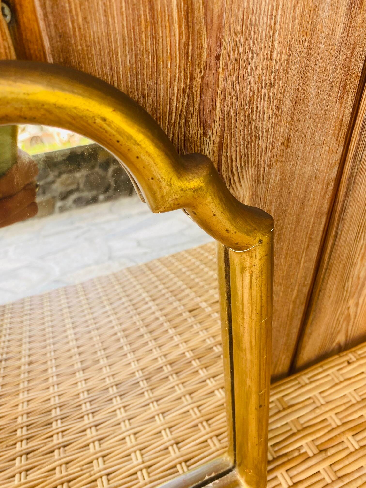 Antique gold mirror 32x22cm