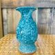 Vase bleu fat lava vintage