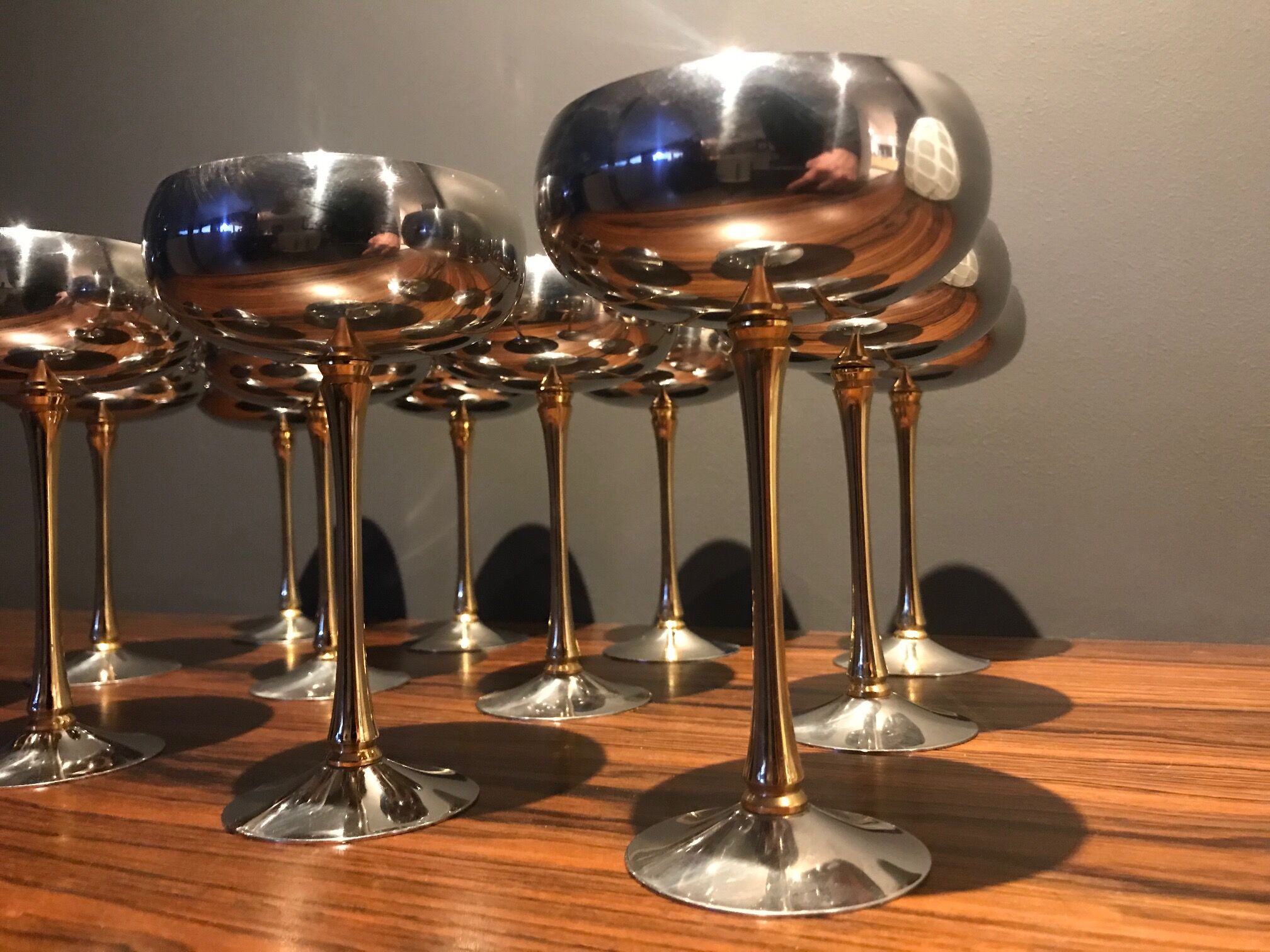 Set of 12 Gianfranco cups for Gnali 1970