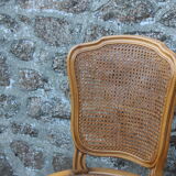 Louis XV style canned chairs molded